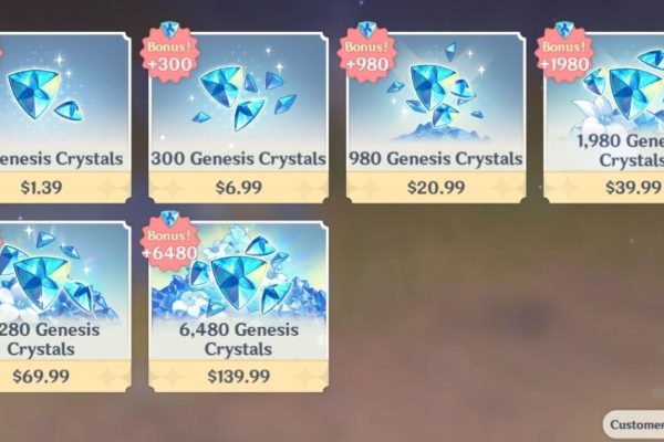 Cara Aman Top Up Genesis Crystal Genshin Impact